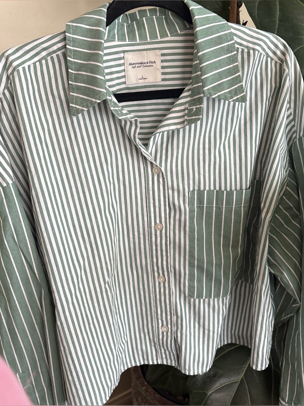 Abercrombie & Fitch Light Green long sleeve